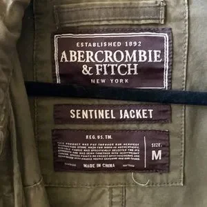 【sale】アバクロ　センチネルジャケット Abercrombie & Fitch Sentinel Jacket Mens Small Navy Blue
